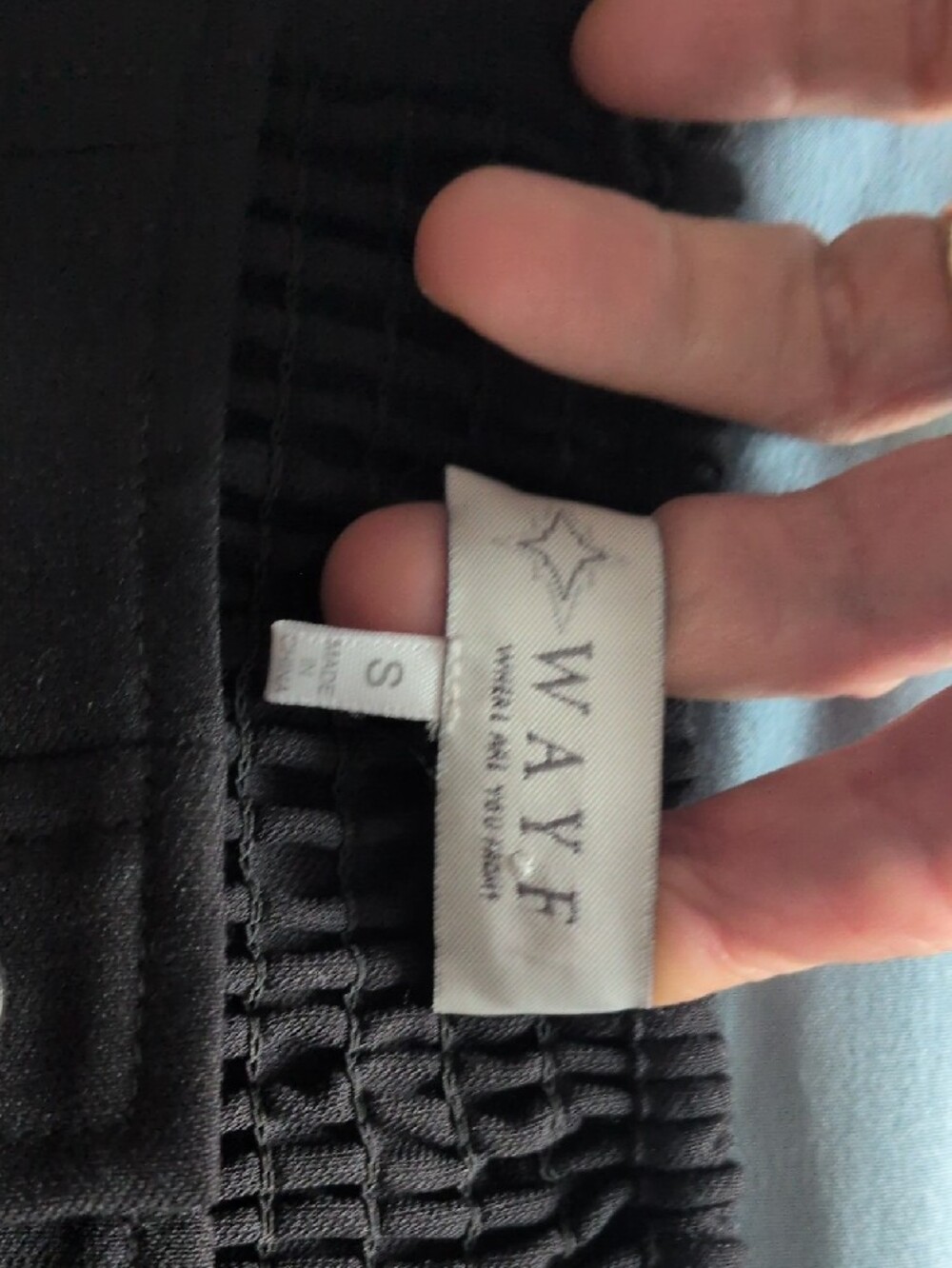 Wayf Black Ribbed Cropped Tank - Picture 2 of 6